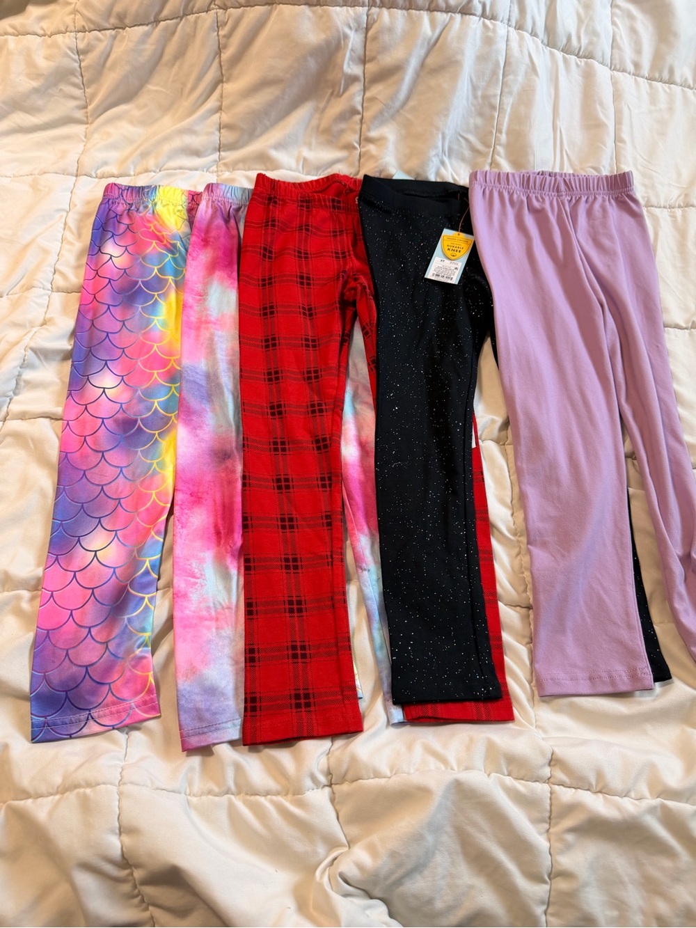 Girls 5T Leggings Bundle – 5 Pair 🌈✨